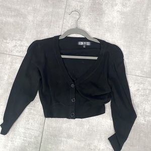 Crop 3/4 sleeve cardigan